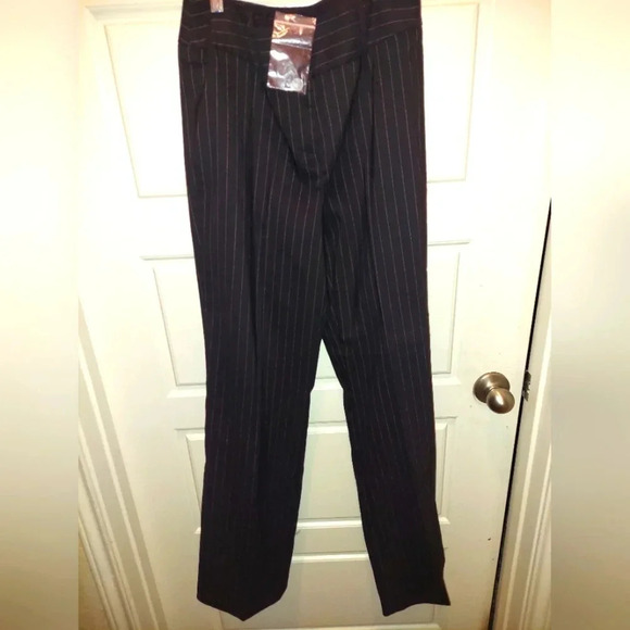 NWT Boutique Europa Retro Pin Striped Pants - Picture 1 of 4